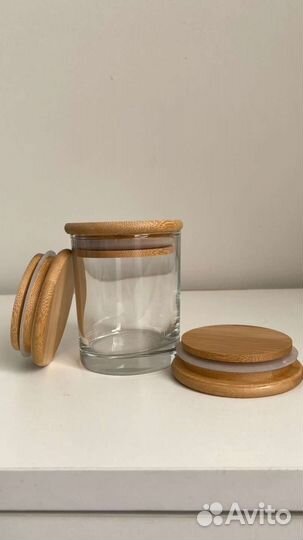 Стеклянные банки и стаканы для свечей