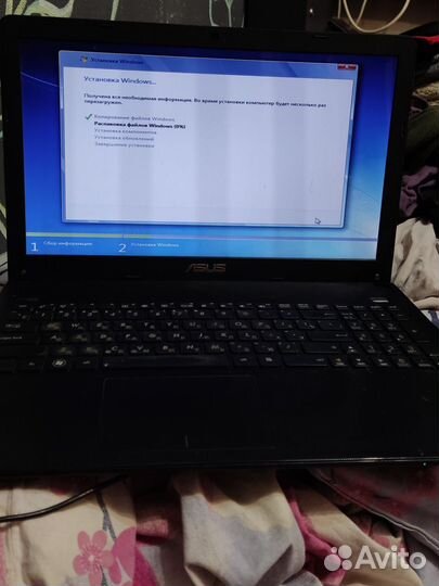 Ноутбук на запчасти asus x501a