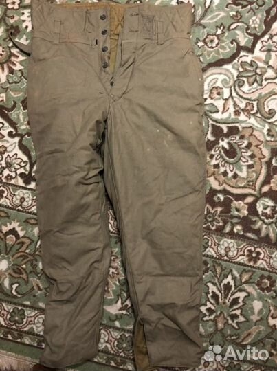 Брюки ватные