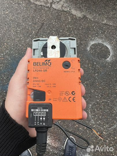 Привод для шаровых кранов belimo LR24A-SR