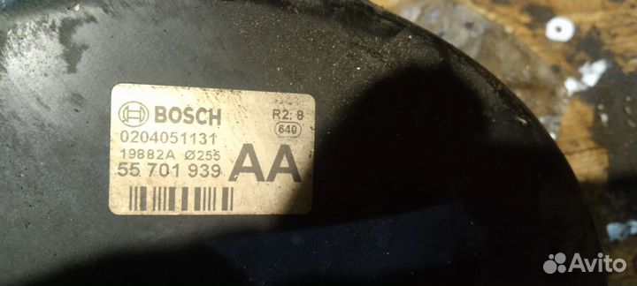 Вакуумный усилитель тормозов opel corsa d АКПП