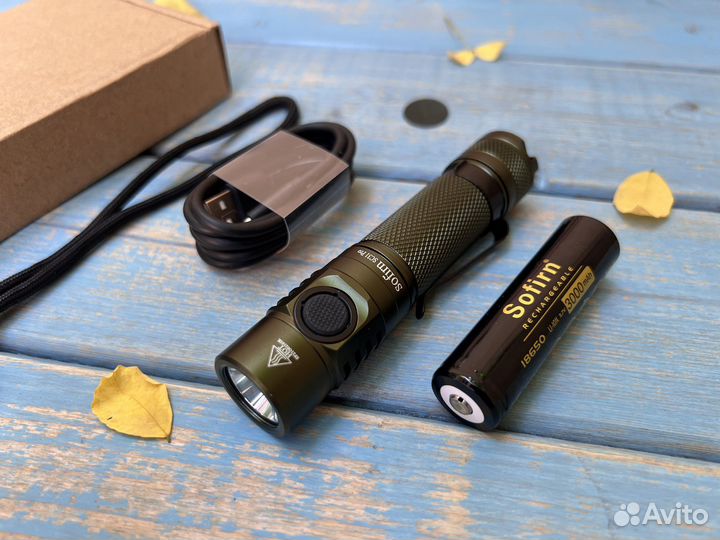 Фонарь Sofirn sc 31 pro green оригинал