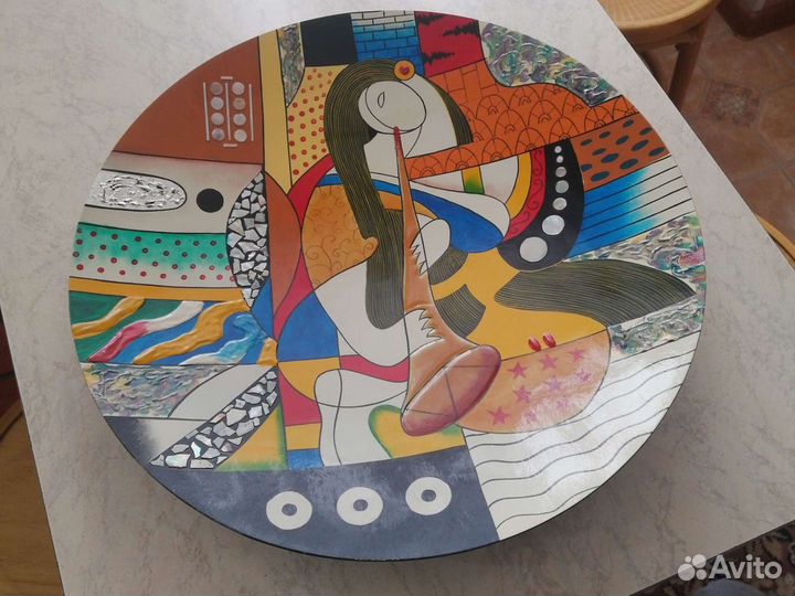 Декоративная тарелка-картина