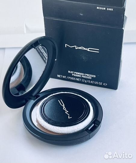 Mac blot powder Пудра #Medium dark Оригинал новая
