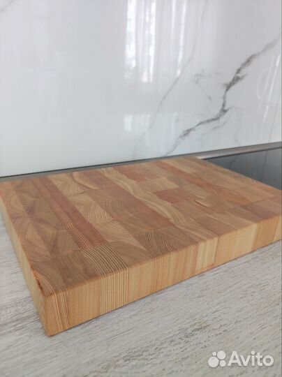 Доска кухонная разделочная торцевая из массива