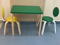 Детский столик + 2 детских стула