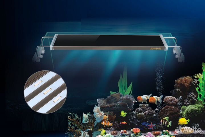 Новые светодиодные светильники для аквариума