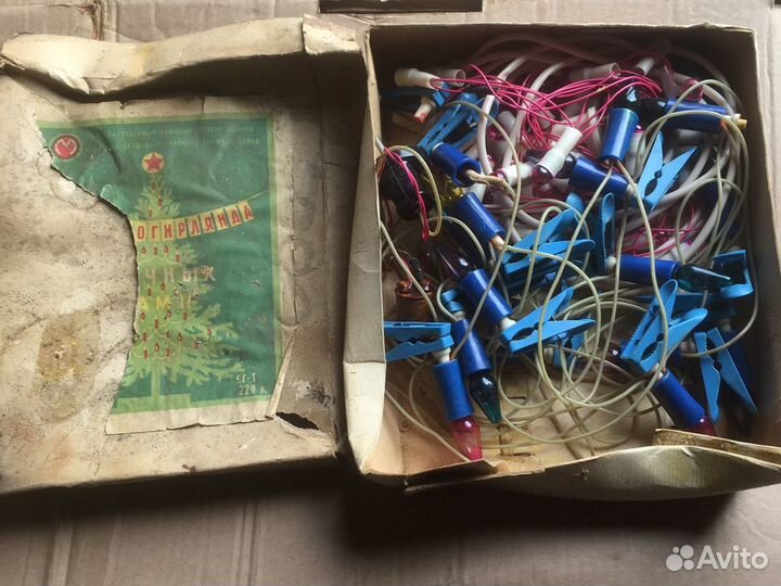 Гирлянда СССР с прищепками