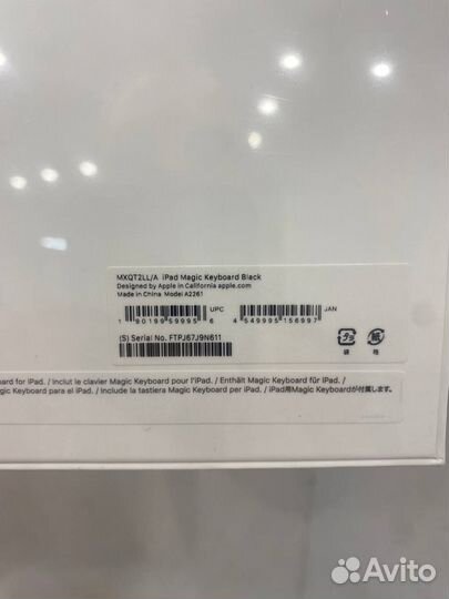 Чехол клавиатура для iPad pro 11 новая Black