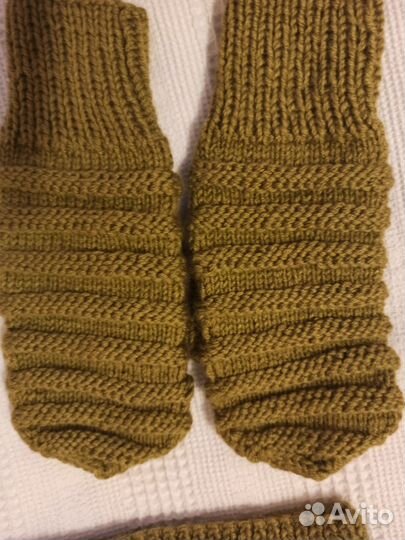 Компект, шапка, снуд и варежки