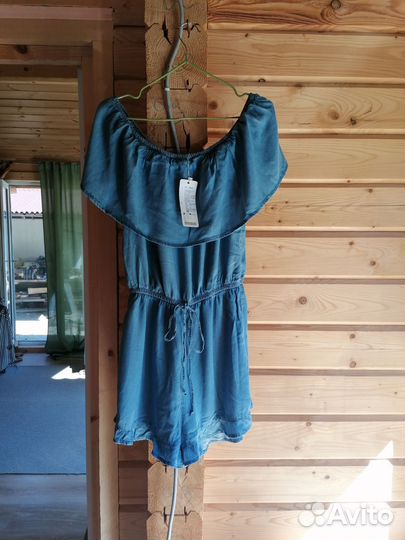 Джинсовый комбинезон новый с биркой