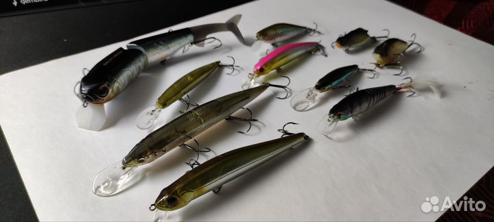 Японские воблеры zipbaits, imakatsu, bassday