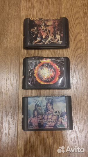 Картриджи sega mega drive
