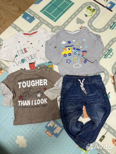 Пакет вещей на мальчика 80-86