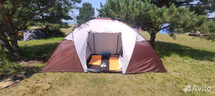 Палатка туристическая 4 местная с тамбуром
