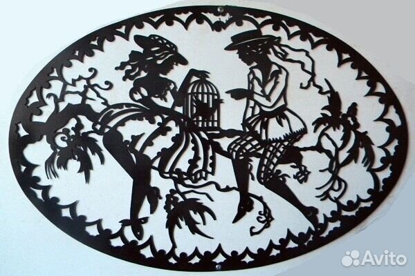 Портрет из металла на стену