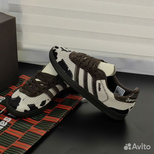 Кроссовки Adidas notitle samba cow print