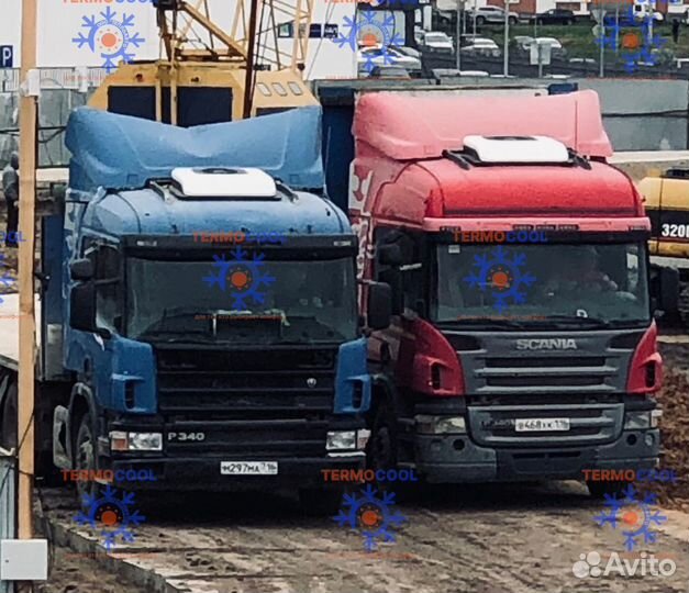 Накрышный стояночный кондиционер на scania