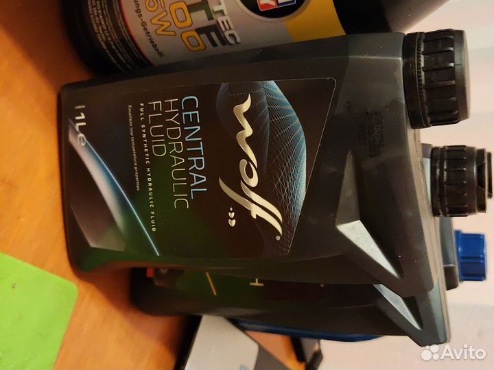 Гидравлическое масло wolf central hydraulic fluid