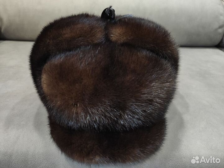 Норковая шапка мужская 58-60 размер