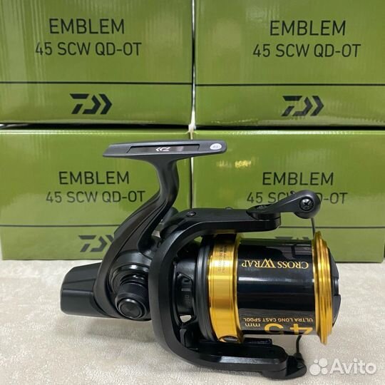 Новинка 2024 Катушка Daiwa Emblem 45 SCW QD - OT