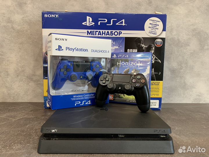 Sony PlayStation 4 Slim 1TB + 550 игр