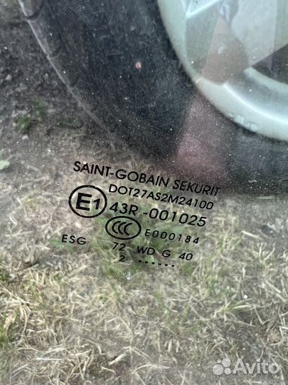 Стекло двери правое спринтер 906 крафтер