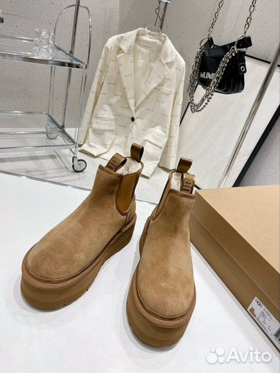 UGG Neumel Platform Chelsea Chestnut Угги 39