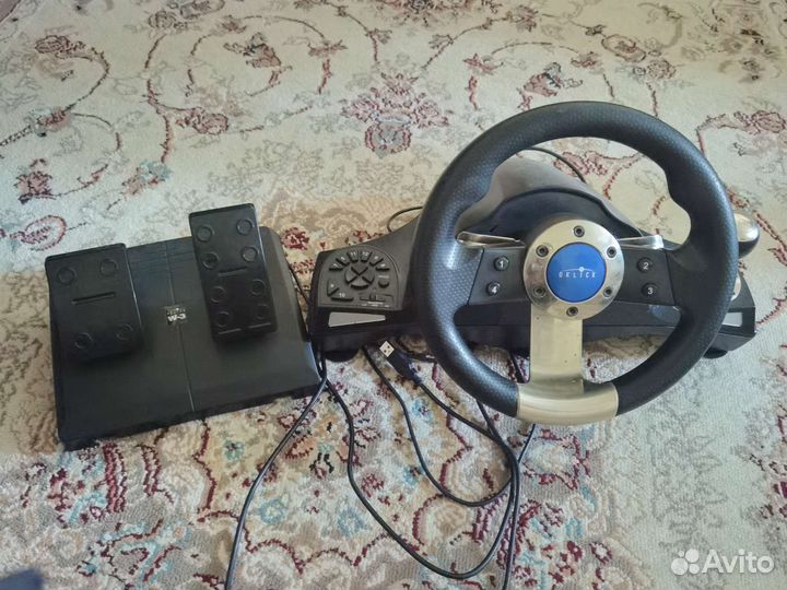 Игровой руль oklick w3