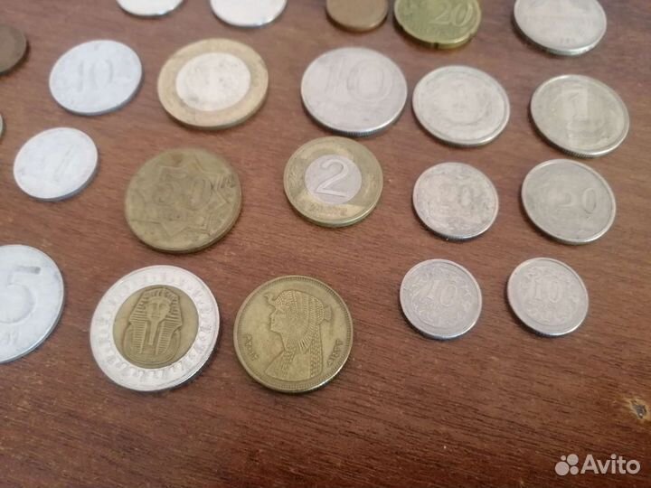 Иностранные монеты 31 штука