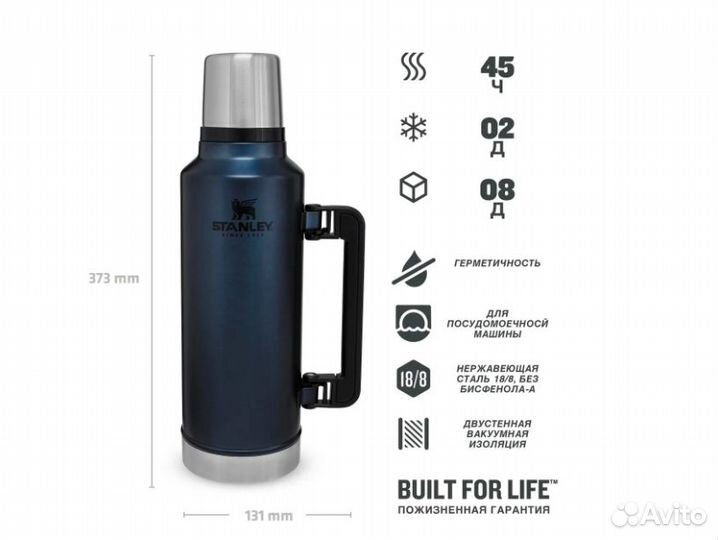 Термос Stanley The Legendary Classic Bottle 1.9л