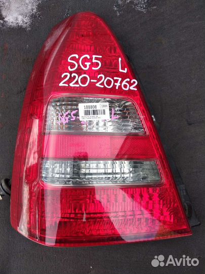 Фонарь subaru forester SG5