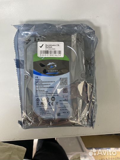 Жесткие диски Seagate новые 1TB на гарантии