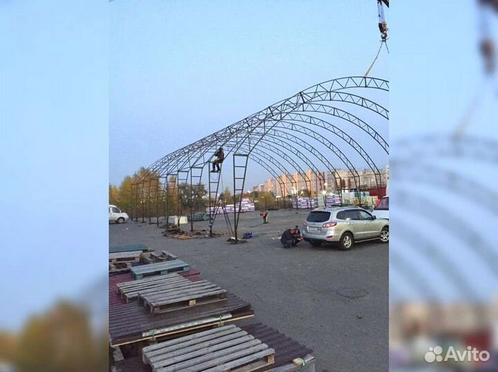 Арочный ангар тип «В» 18х30м