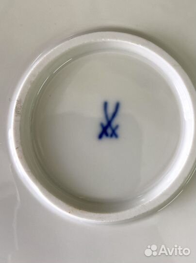 Тарелки немецкой мануфактуры Meissen