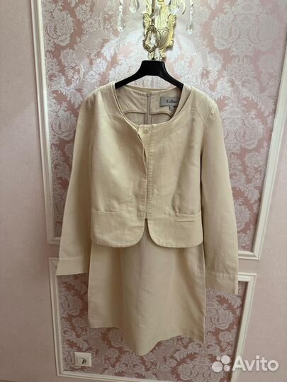 Костюм из льна женский