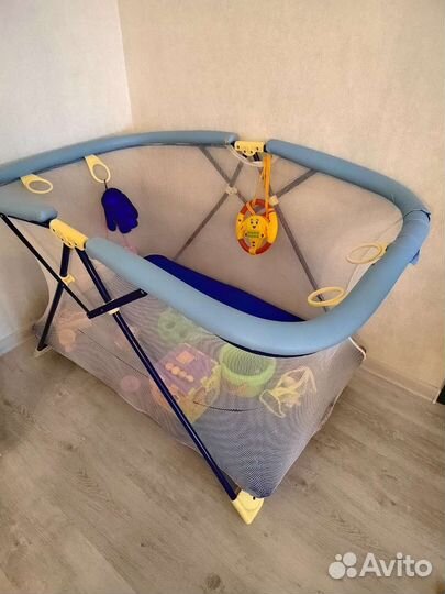 Большой детский манеж б/у