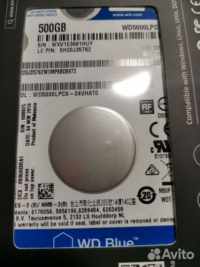 Жесткий диск, HDD, 500Gb