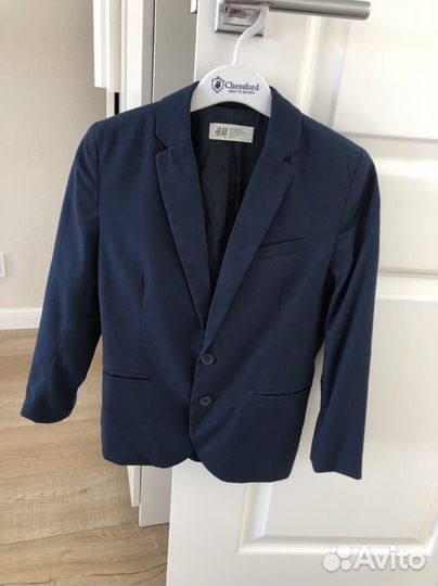 Школьный костюм для мальчика 122 синий H&M