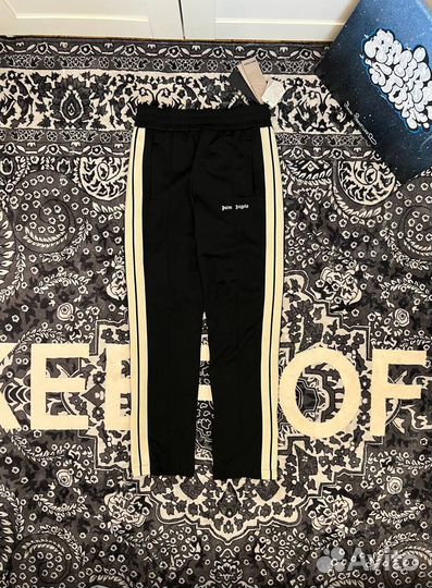 Palm Angels Black Track Pants