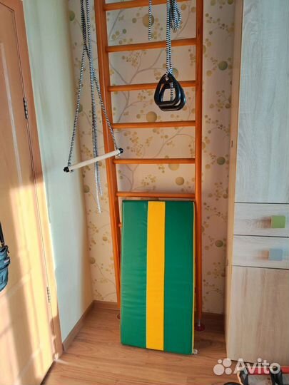 Шведская стенка деревянная, мат