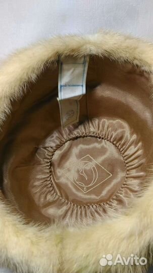 Шапка норковая женская
