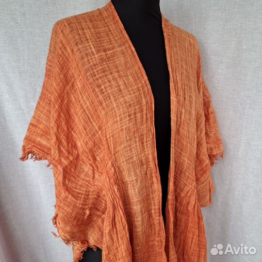 Накидка пляжная лен рами новая