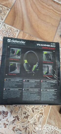Наушники игровые. Новые. Доставкп