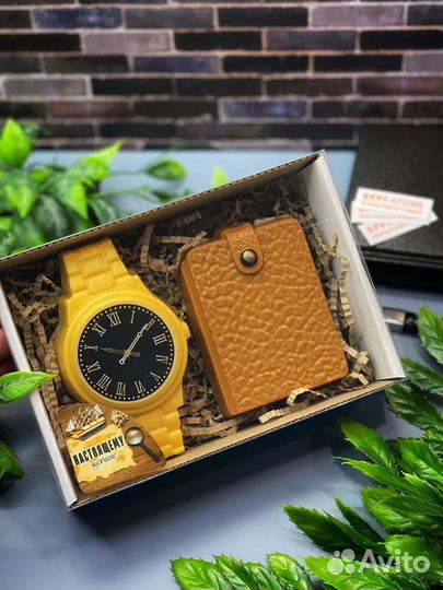 Подарок для мужчин / Часы / Портмоне / Мыло