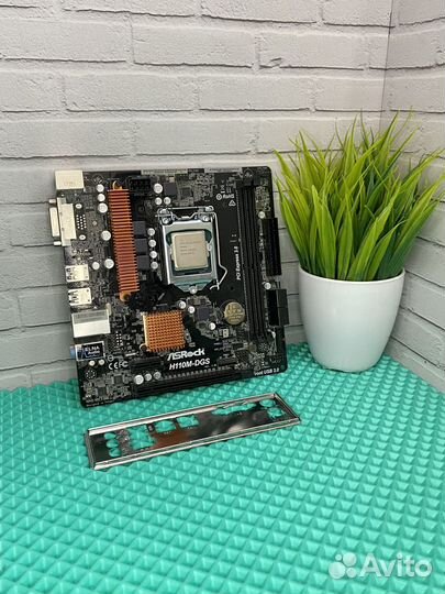 Материнская плата lga1151 + проц