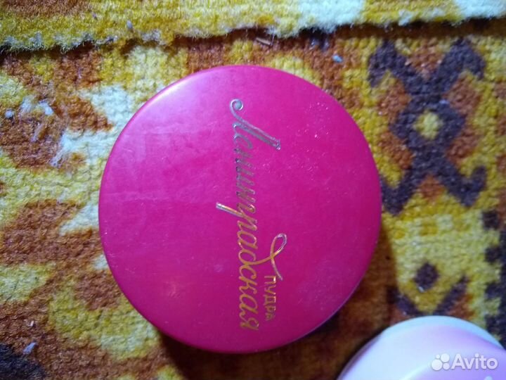 Пудра винтажная СССР новая