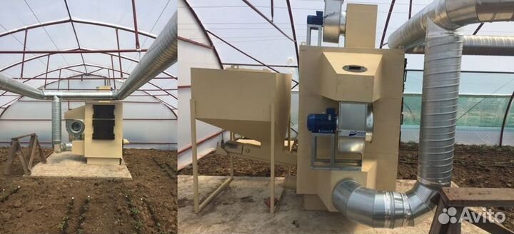 Котел воздухогрейный 1000 кв.м. автоматический