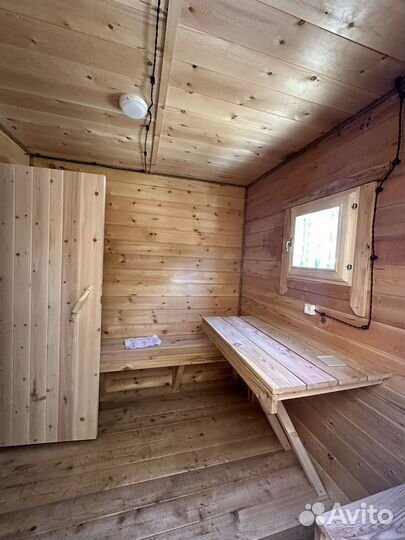 Баня 4х2.1м кедровый брус. Готовая в наличии