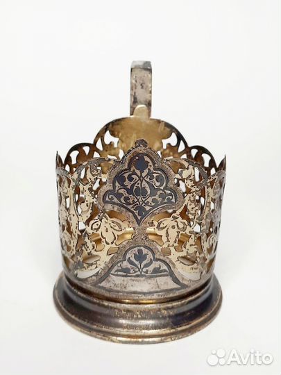 Подстаканник серебряный 875пр
